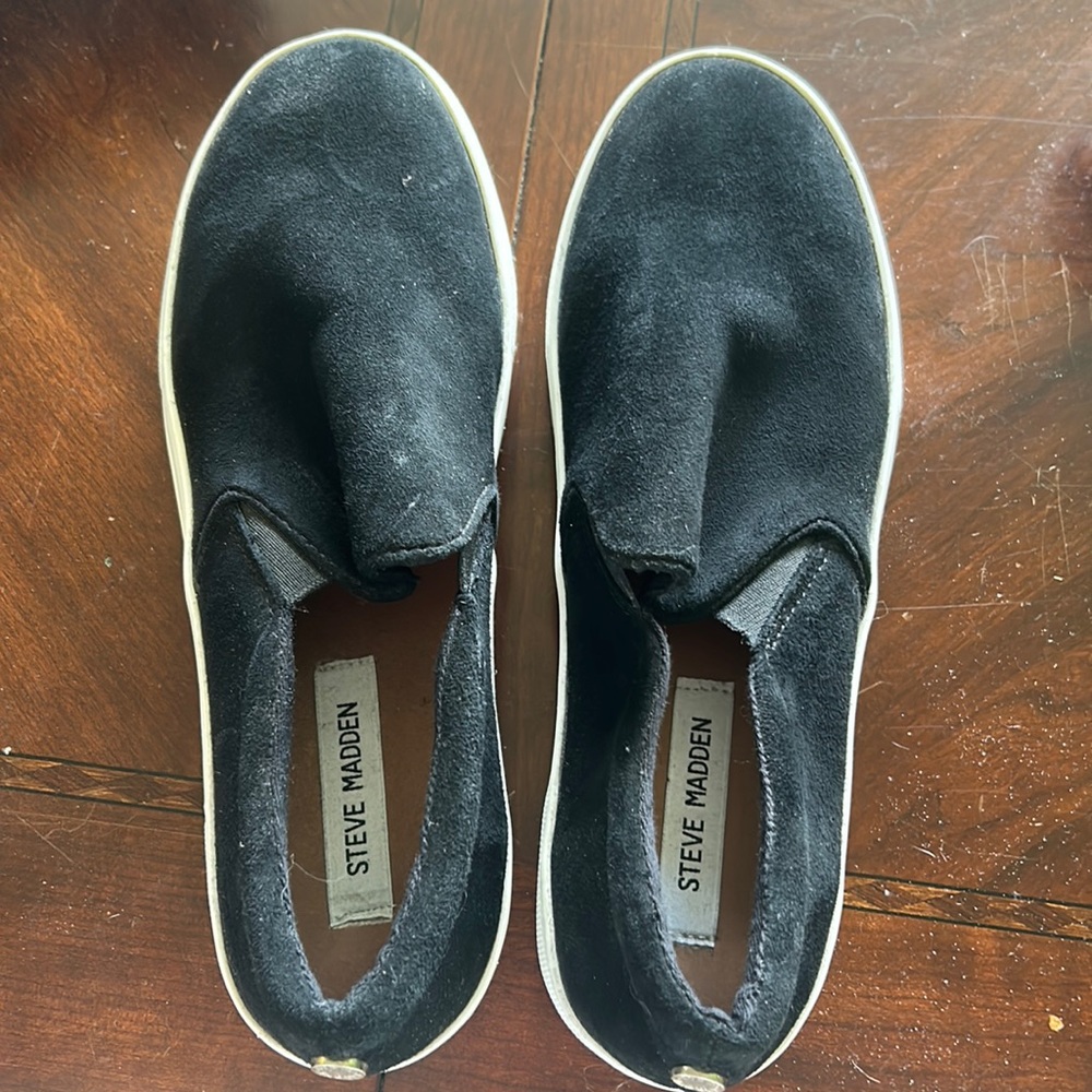 Steve Madden Women’s Felted Pull On Sneakers size 10